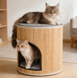 bamboo cat cave