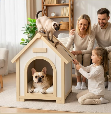 cedar wood dog house