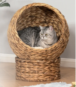 banana leaf elevated pet bed