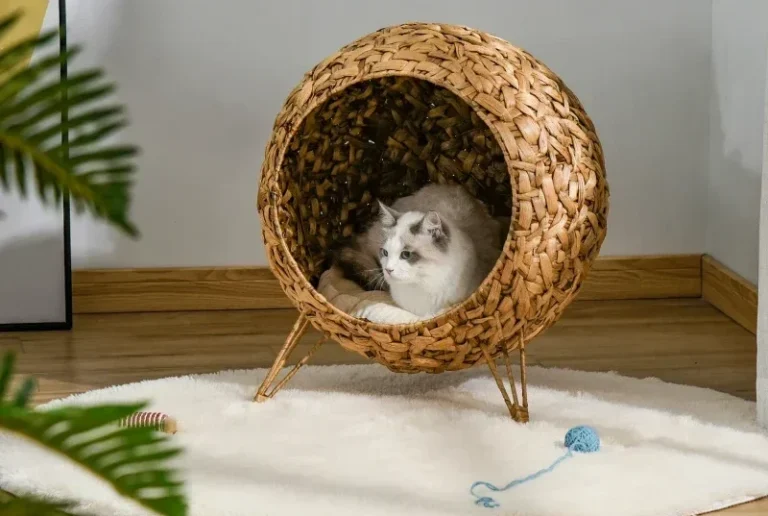 wicker bed natural