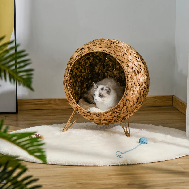 wicker bed natural
