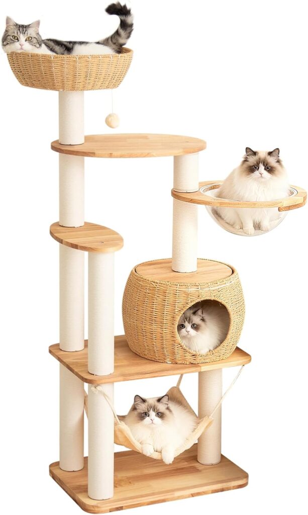 new cat basket wood