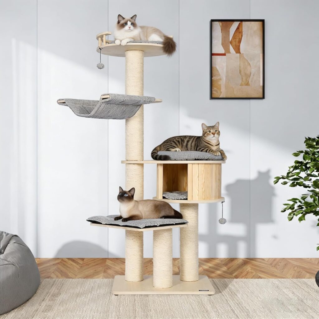 nunu 69" cat tree cushions