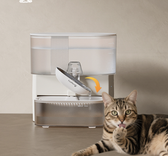 Feelneedy wireless filterless water fountain