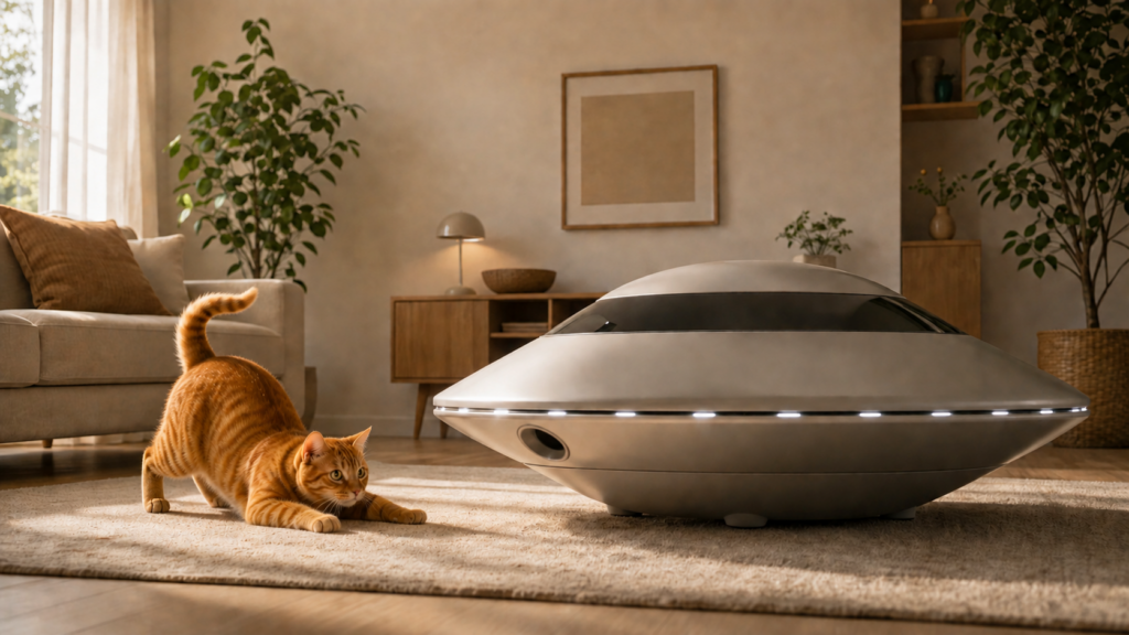 cat pounce ufo litter box