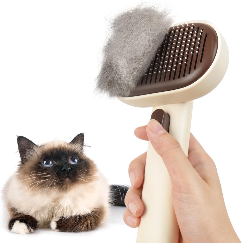 deshedding cat brush