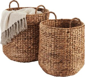 handle basket set of 2
