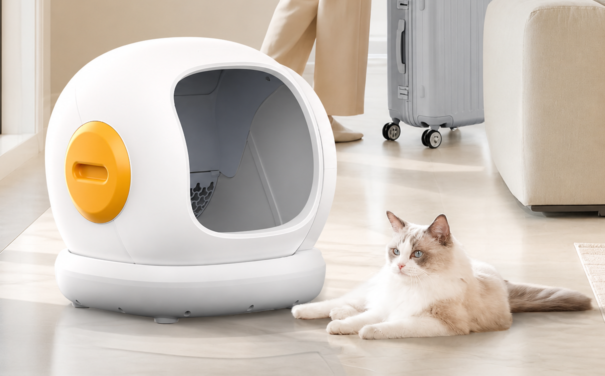low entry easy automatic litterbox