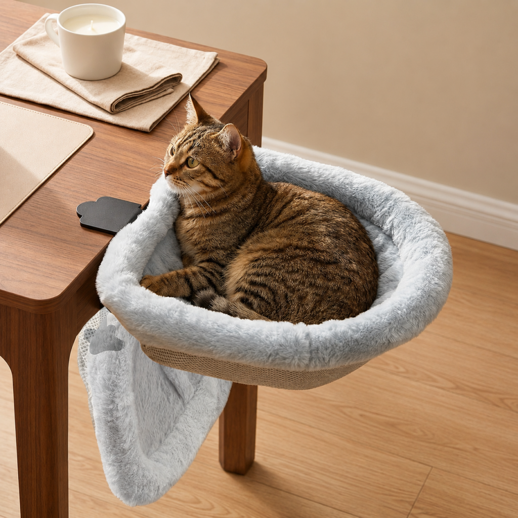 wfh cat desk