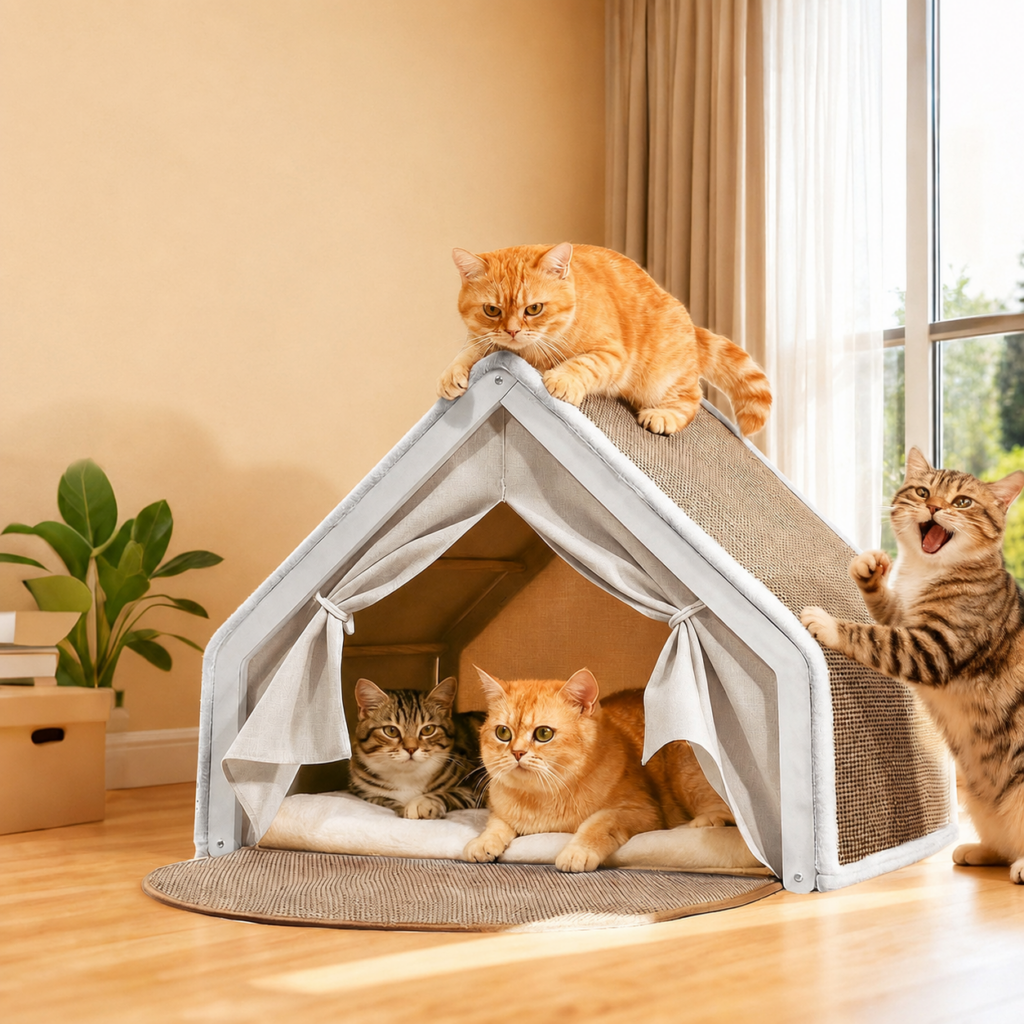 tent cats